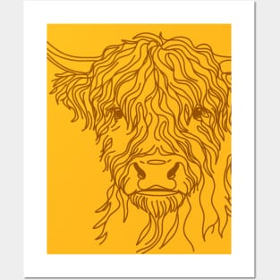 Highland Hairy Coo Posters and Art